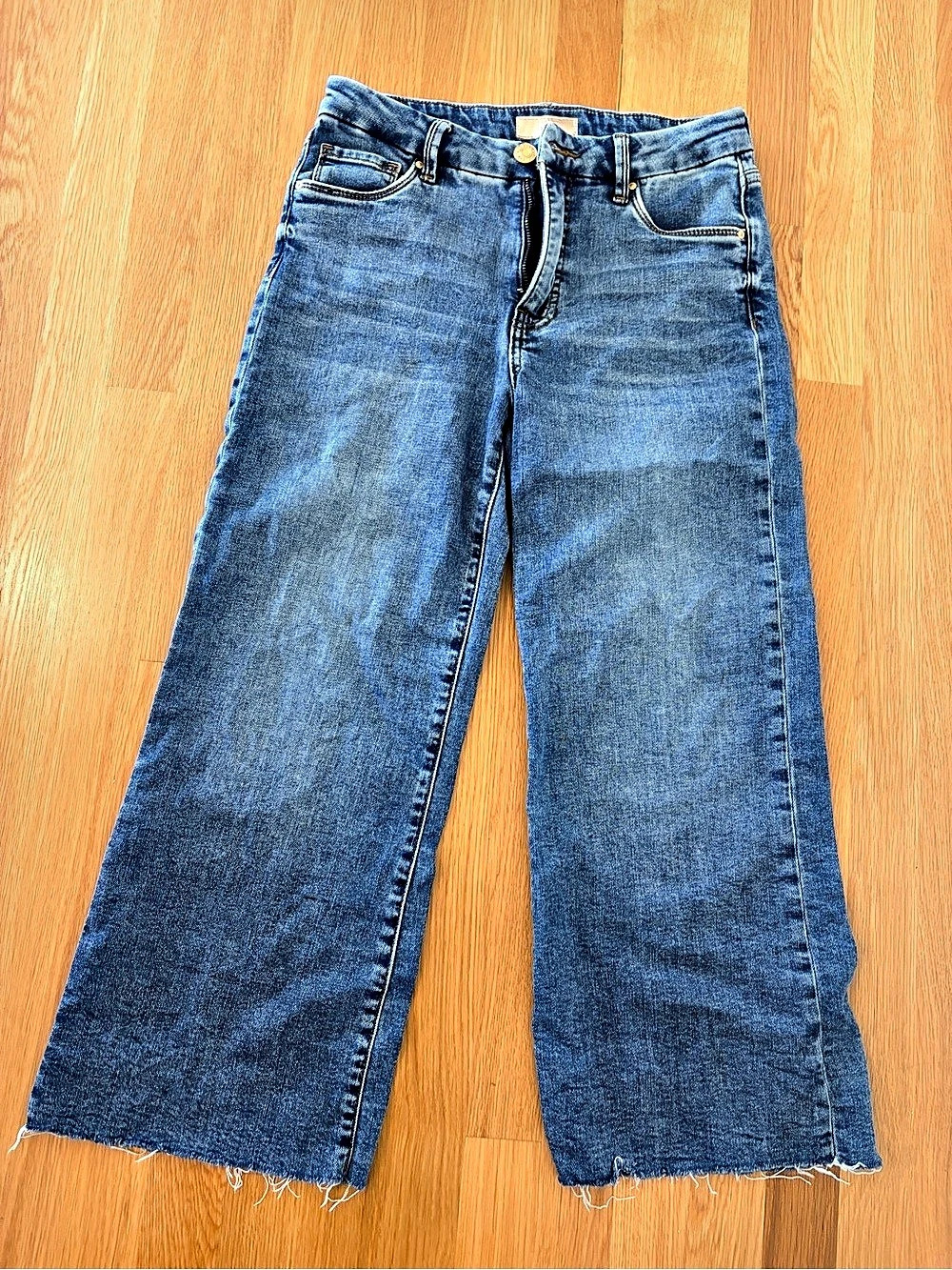 KUT from the Kloth Meg Fab Ab Wide Leg Jeans Blue 0P